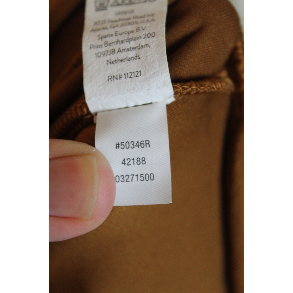 Spanx Airessentials Half Zip Pullover Caramel Bro… - image 5
